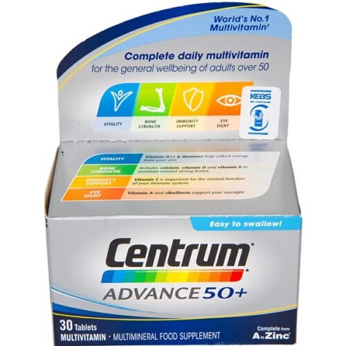 Centrum Advance 50+ tablets pack of 30's