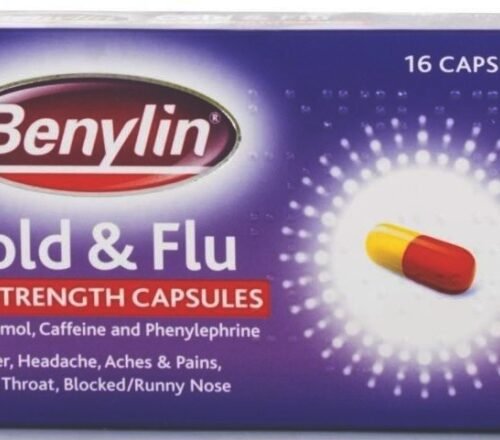Benylin Cold & Flu Max Strength Capsules Pack of 16