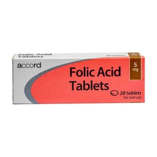 Folic acid 5mg tablets pack of 28