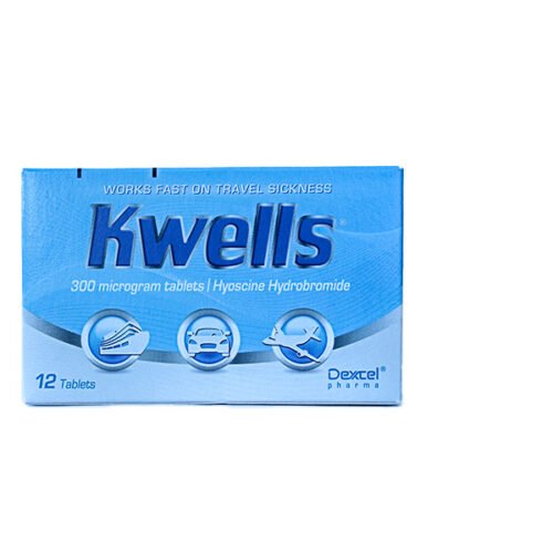 Kwells (hyoscine) 0.3mg tablets pack of 12