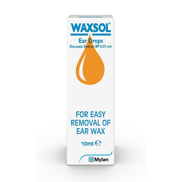 Waxsol (Docusate sodium) Ear Drops 10ml