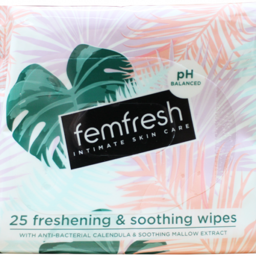 Femfresh Wipes pack of 25