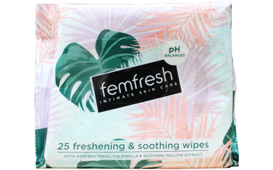 Femfresh Wipes pack of 25