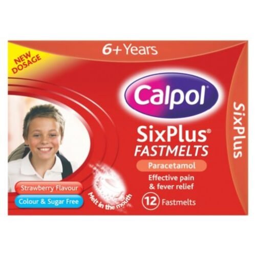 Calpol 6+ fastmelts pack of 12