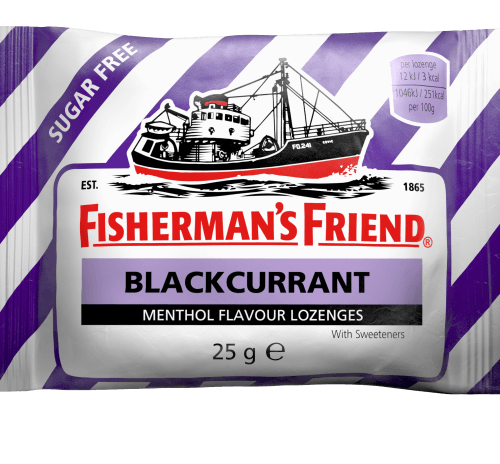 Fisherman's friend blackcurrant lozenges 25g