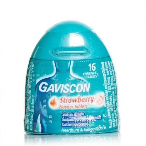 Gaviscon 250mg strawberry tablets pack of 16