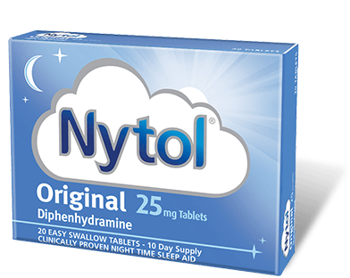 Nytol (Diephenhydramine) 25mg tablets pack of 20