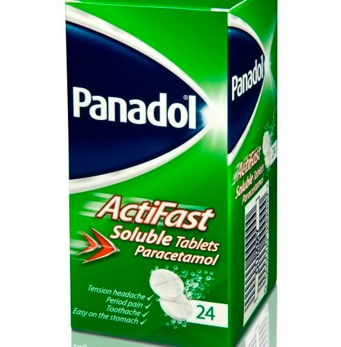 Panadol actifast soluble tablets pack of 24