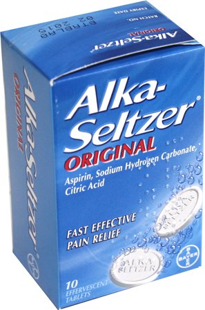 Alka seltzer original pack of 10