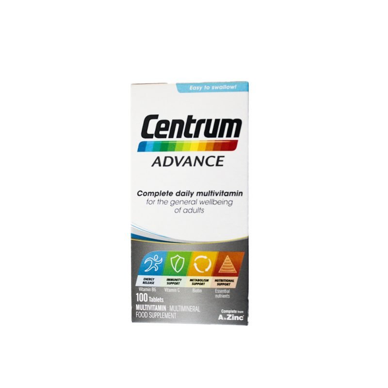 Centrum Advance Vitamins tablets pack of 100's