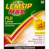 Lemsip Max Flu Lemon 10'S