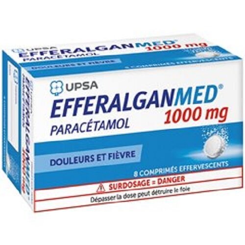 Efferalgan 1g Effervescent Tablets 8'S