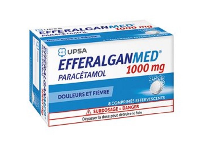 Efferalgan 1g Effervescent Tablets 8'S