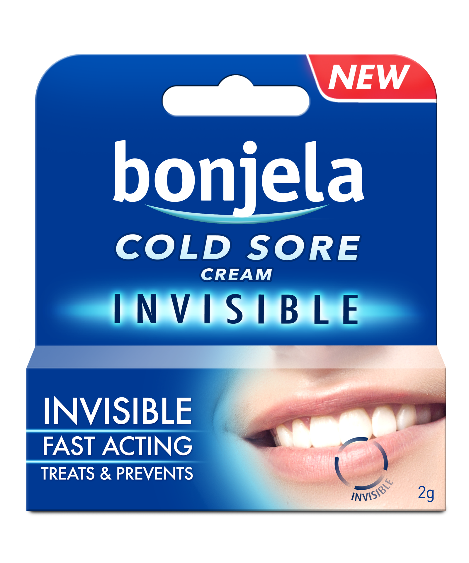BONJELA INVISIBLE COLD SORE CREAM 2G