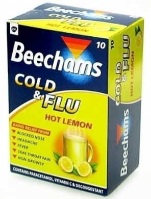 beechams cold and flu lemon sachets