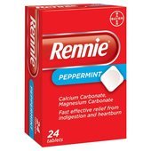 RENNIE PEPPERMINT TABLETS 24`S