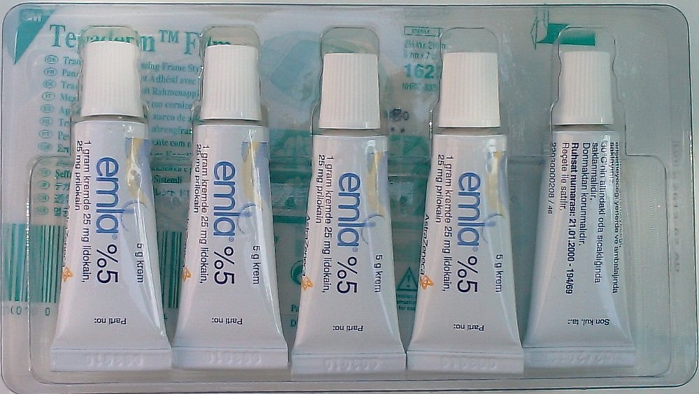 EMLA CREAM 5G TUBE 5'S