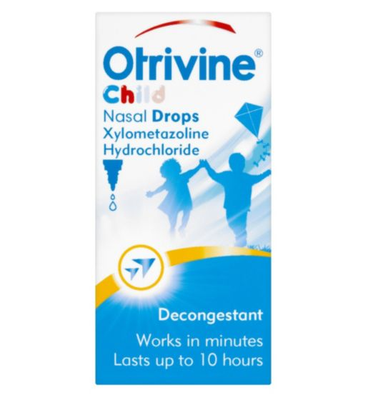 OTRIVIN CHILDREN NASAL DROPS 0.05% 10ML