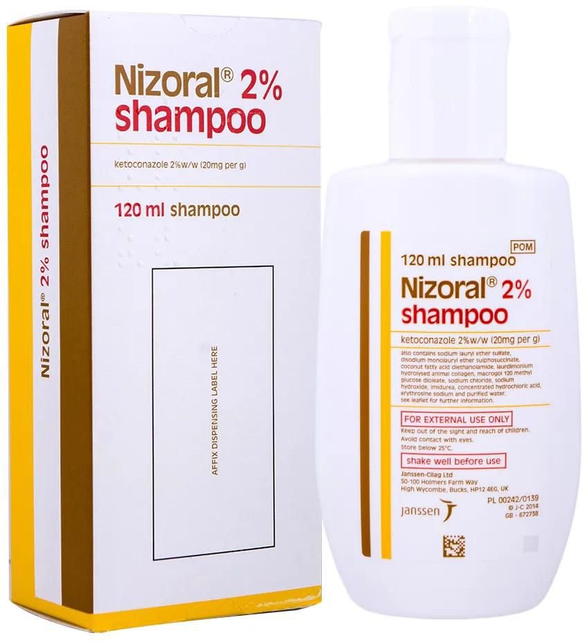 NIZORAL (ketoconazole) SHAMPOO 120ML