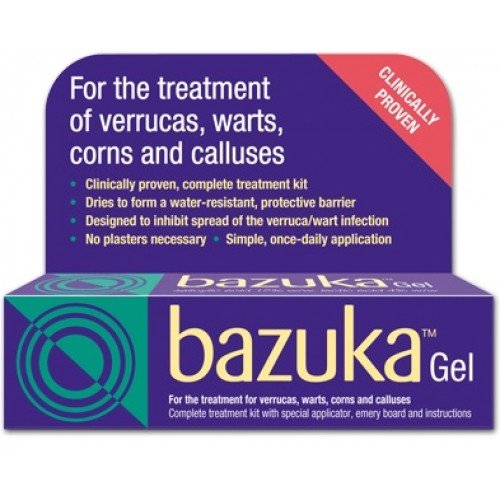 Bazuka 5g wart treatment gel