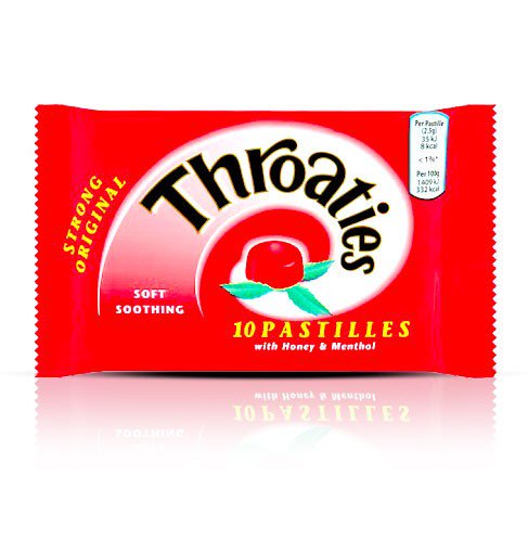 THROATIES LOZENGES ORIGINAL 10`S