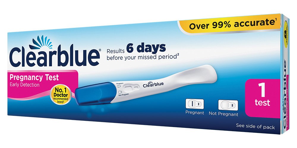 CLEARBLUE PREGNANCY EARLY DETECTION VISUAL 1`S