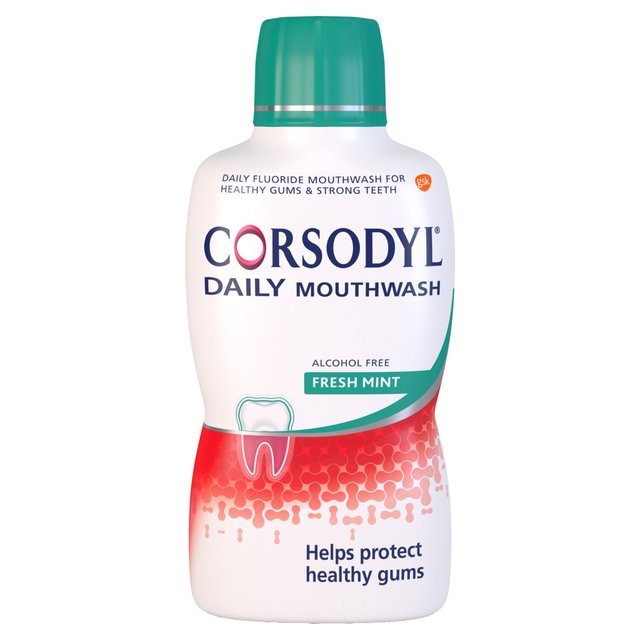 CORSODYL DAILY MOUTHWASH FRESH MINT 500ML