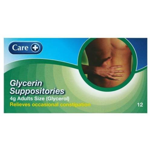 Glycerine Suppositories 4g Adult 12`S