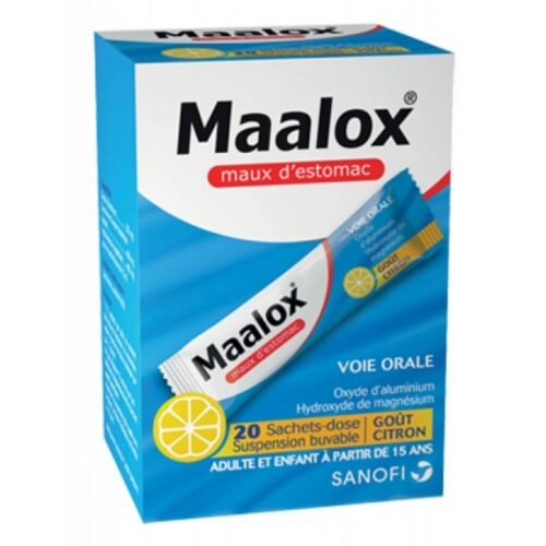 MAALOX LEMON STICK 460MG/SUSPENSION 20`S