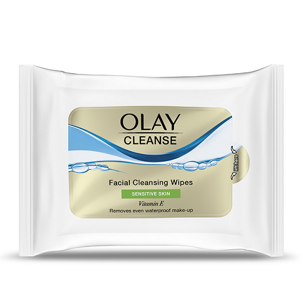 OLAY FACIAL CLEANSING WIPES SENSITIVE 20`S