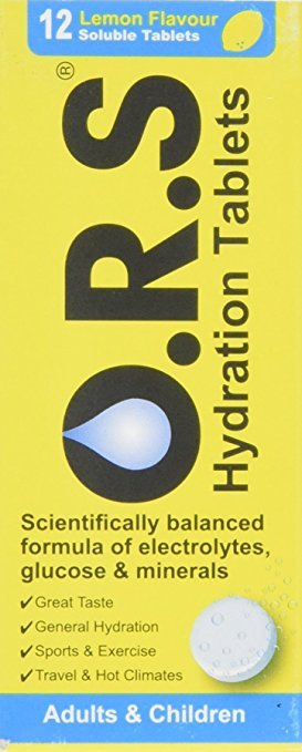 ORS EFF LEMON TABLETS 12`S