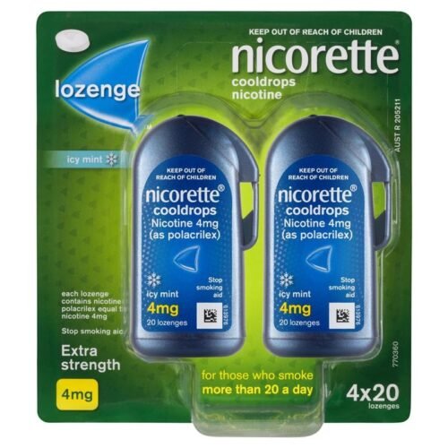 Nicorette Cool Lozenges 4MG 80`S