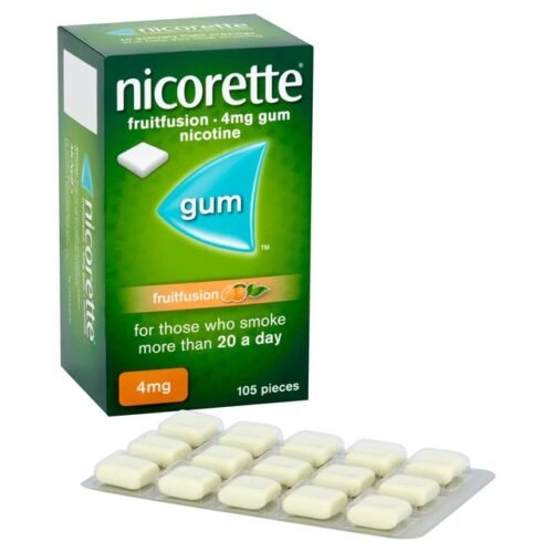 Nicorette Fruit Fusion 4mg Gum 105`S