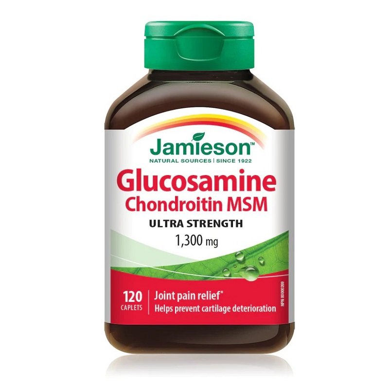 Jamieson Glucosamine Chondrottin MSM 1300mg Caplets 120`S
