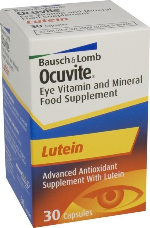 Ocuvite Eye Vitamin and Mineral Supplements with Lutein 30's