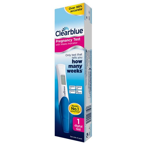 ClearBlue Digital Pregnancy Test Weeks Indicator 1's