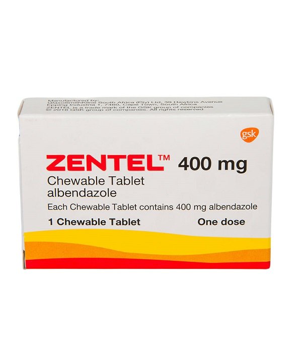 Zentel 400MG Tablet 1`S
