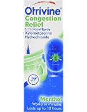 Otrivine (Xylometazoline) 0.1% Plus Menthol Nasal Spray 10ML