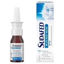 SUDAFED BLOCKEDNOSE NASAL SPRAY 15MLS