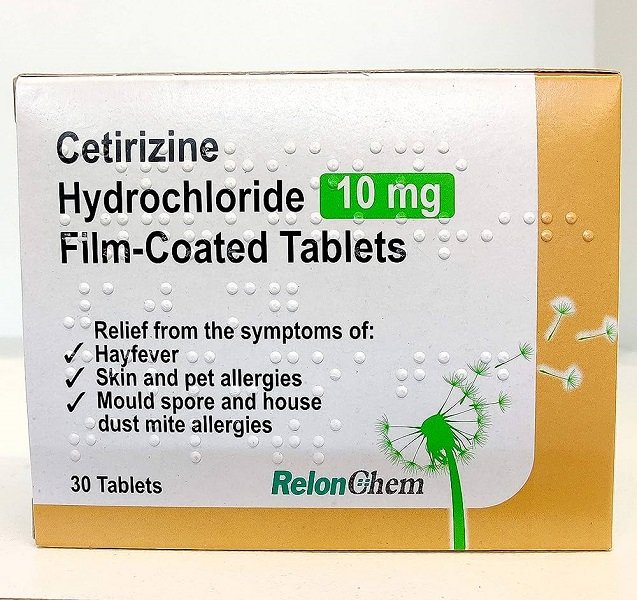 Cetirizine 10mg Tablets 30`s
