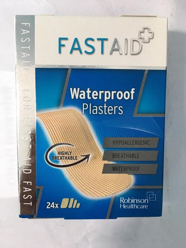 Fast Aid Assorted Waterproof Plasters 24's