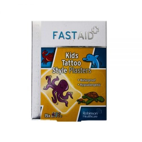 Fast Aid Kids Tattoo Style Plasters 15's