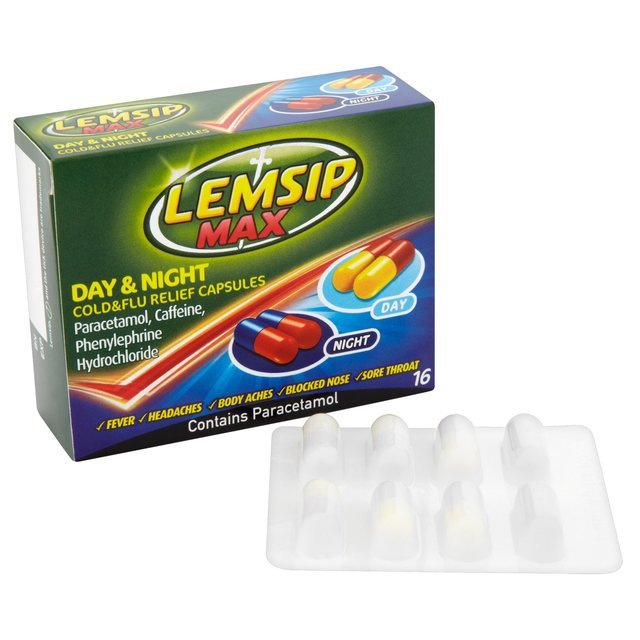 Lemsip Max Day & Night Capsules 16`s