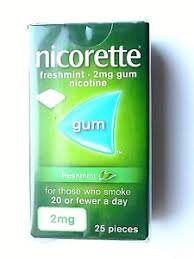 Nicorette 2mg FreshMint GUM 25`s