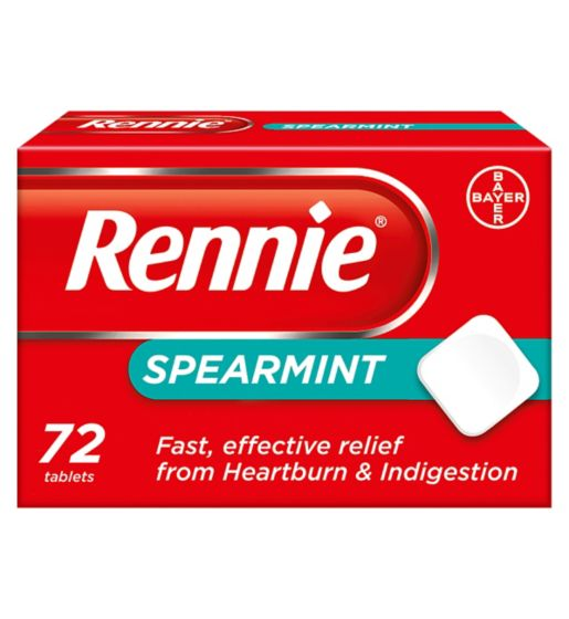 Rennie SpearMint Tablets 72`s