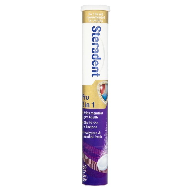 Steradent Pro 3 In 1 Tablets 30`s
