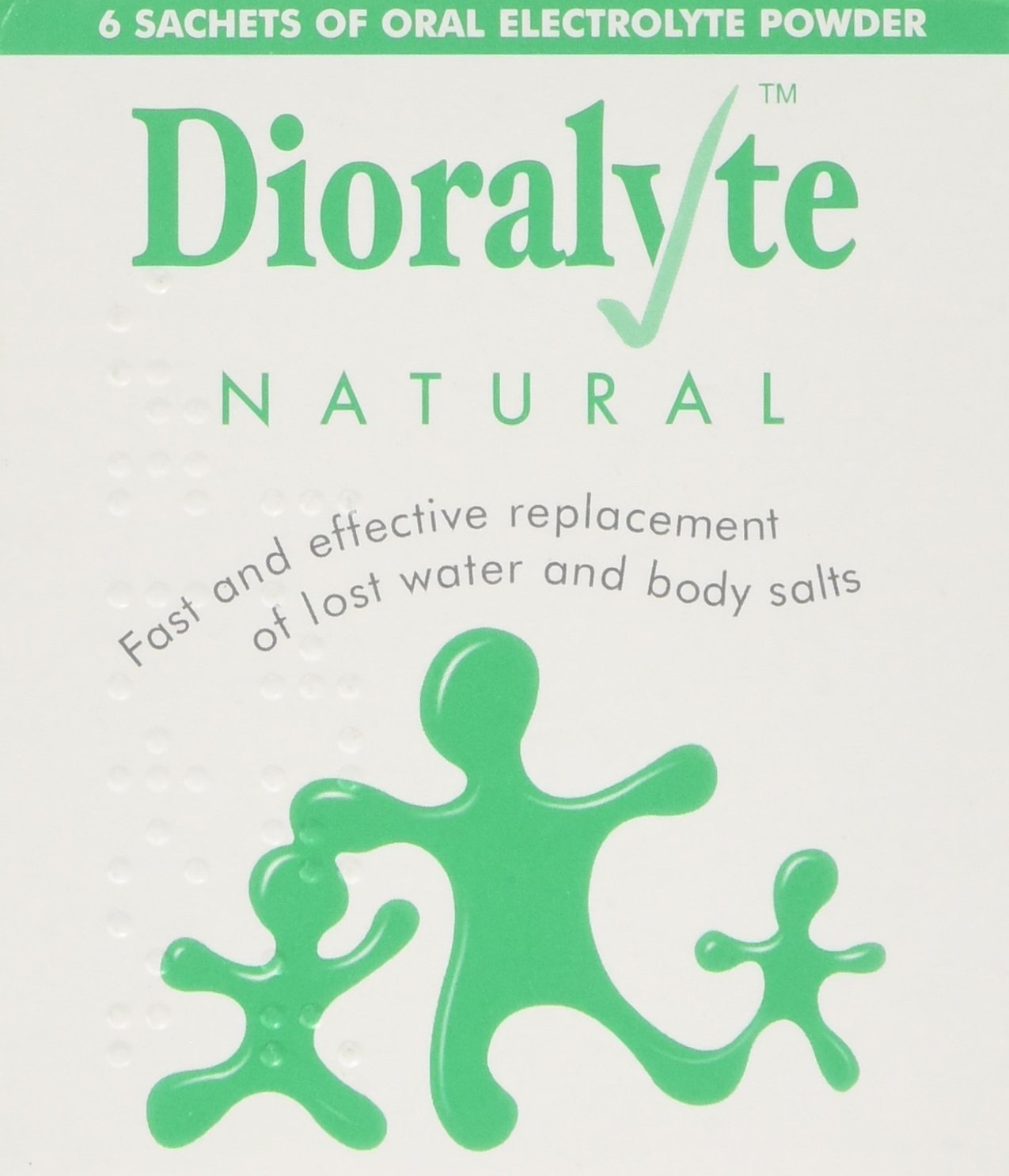 Dioralyte (Potassium Chloride/Sodium Chloride/Glucose Disodium/ Hydrogen Citrate) Natural Sachet 6`s