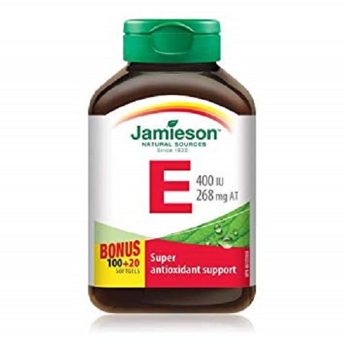 Jamieson Vitamin E 400IU/ 268mg Softgels 120`s