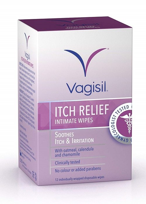 Vagisil Itch Relief Wipes Sachet 12`s
