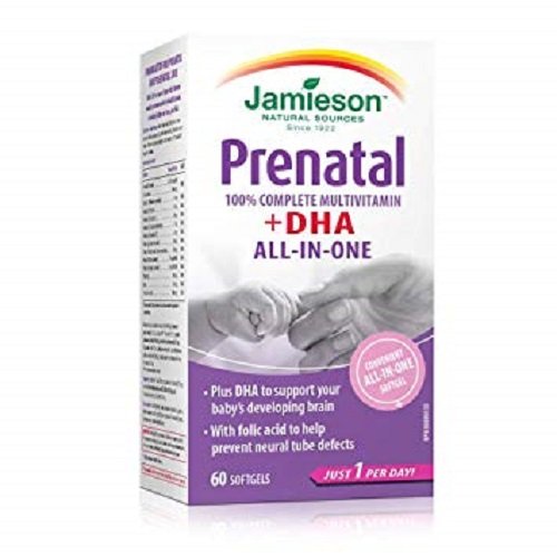 Jamieson Prenatal 100% + DHA Soft Gels 60`s